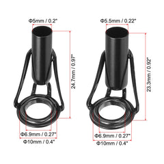 PATIKIL tip ring guide assembly in black enhances DIY rod repairs and line tracking