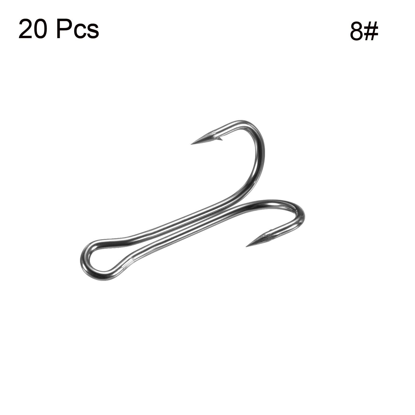 PATIKIL hooks feature a top hole for fast, reliable line tying.
