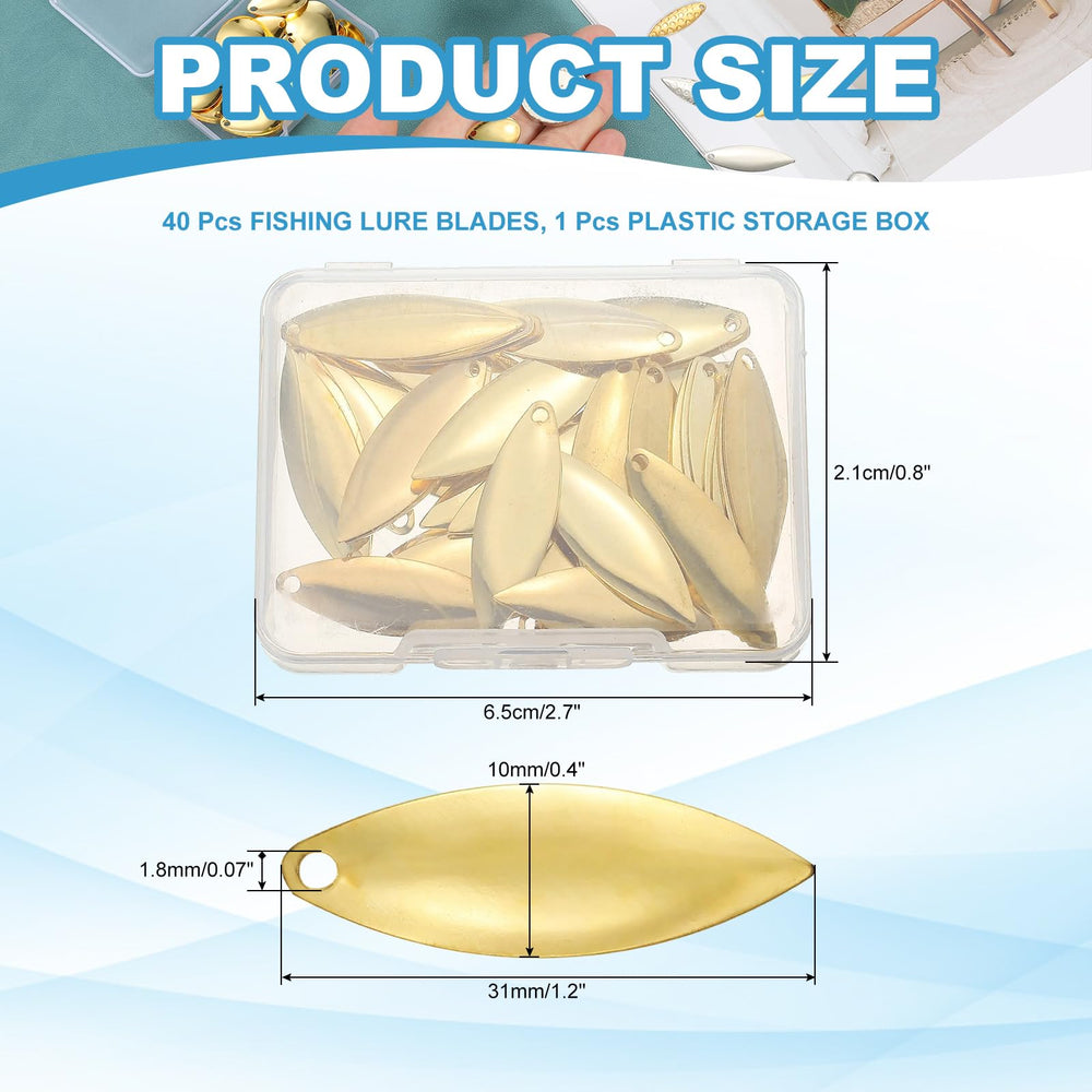 PATIKIL transparent storage box keeps blades organized and protected.