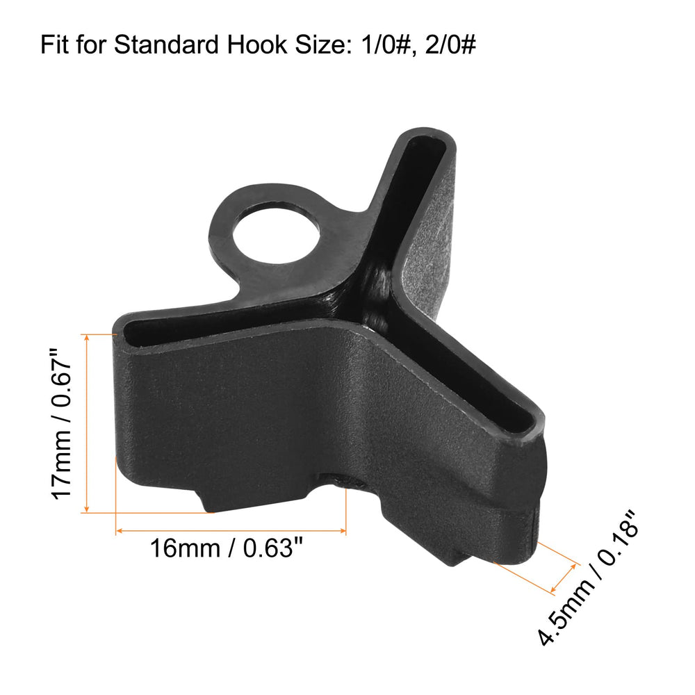 Durable PATIKIL treble hook cover with buckle design for secure storage.