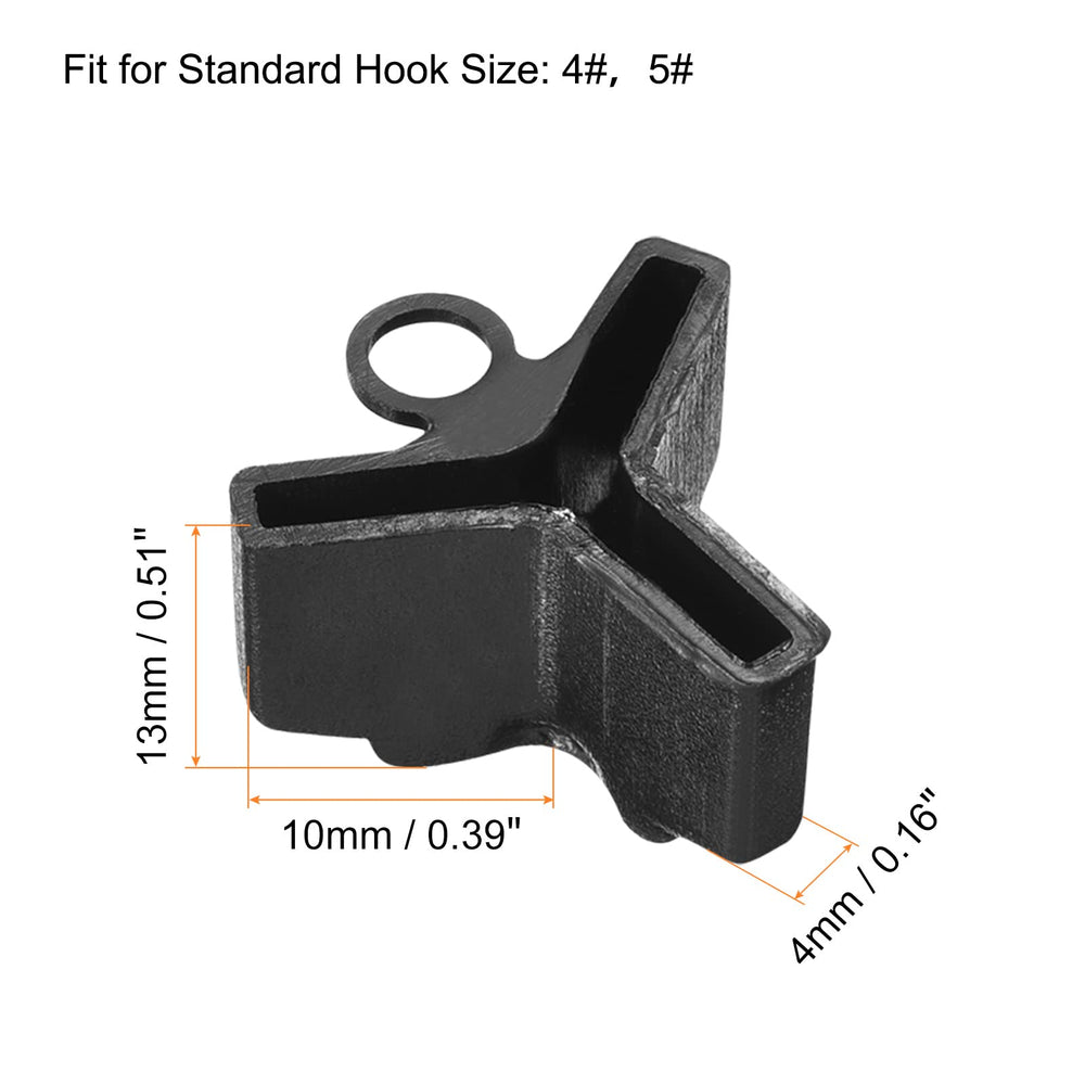 PATIKIL treble hook covers with dry slots protect hooks from moisture and maintain shape.