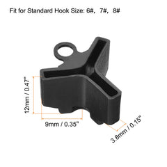 PATIKIL treble hook cover protects fingers on sharp rigs.