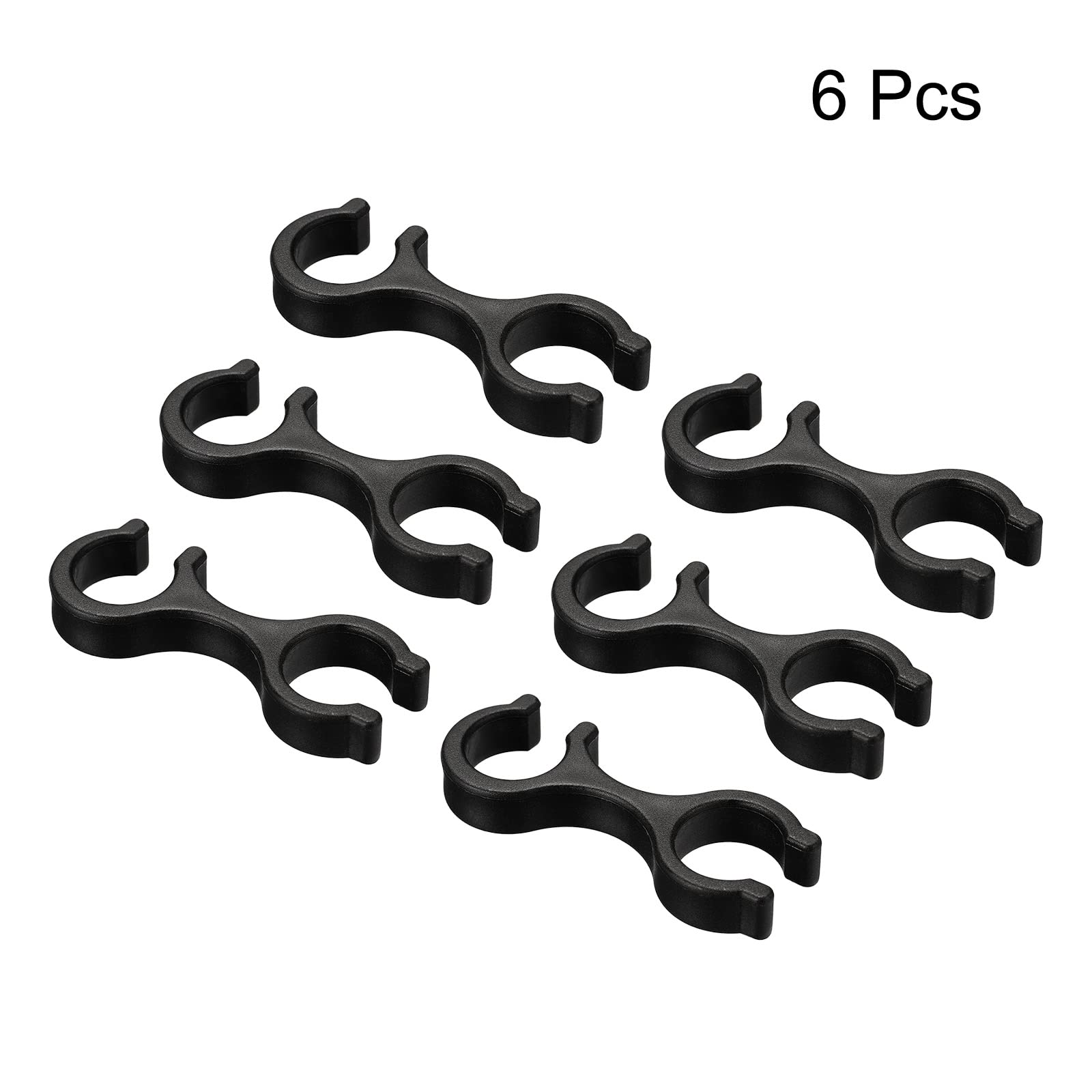 PATIKIL trekking pole clips closeup, durable plastic built for rugged outdoor use