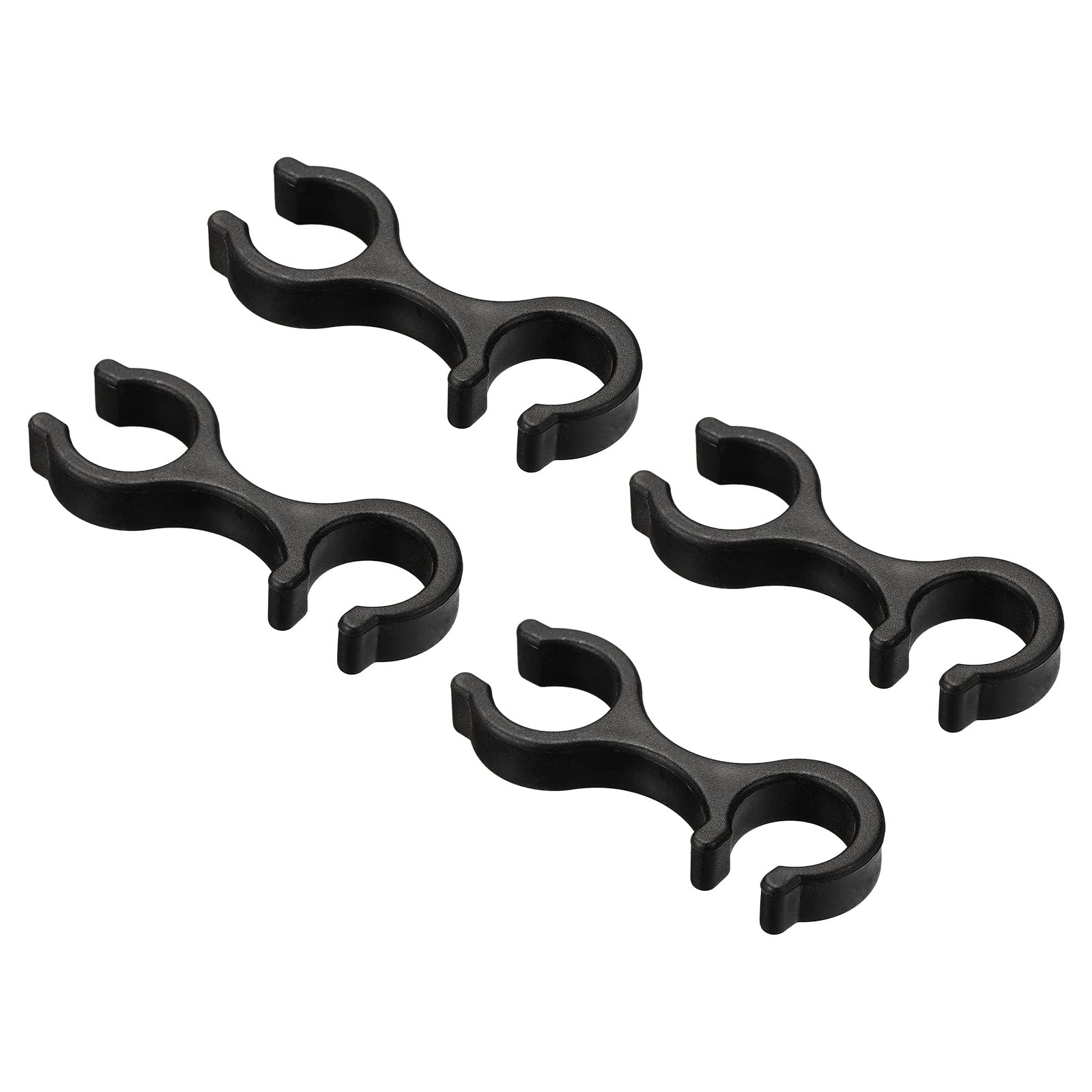 PATIKIL trekking pole clips stabilize two poles on trails for balanced support.