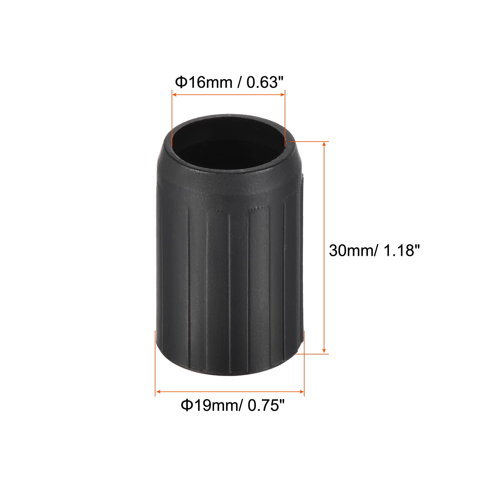PATIKIL end cap pack guards 16mm poles during hikes and climbs.