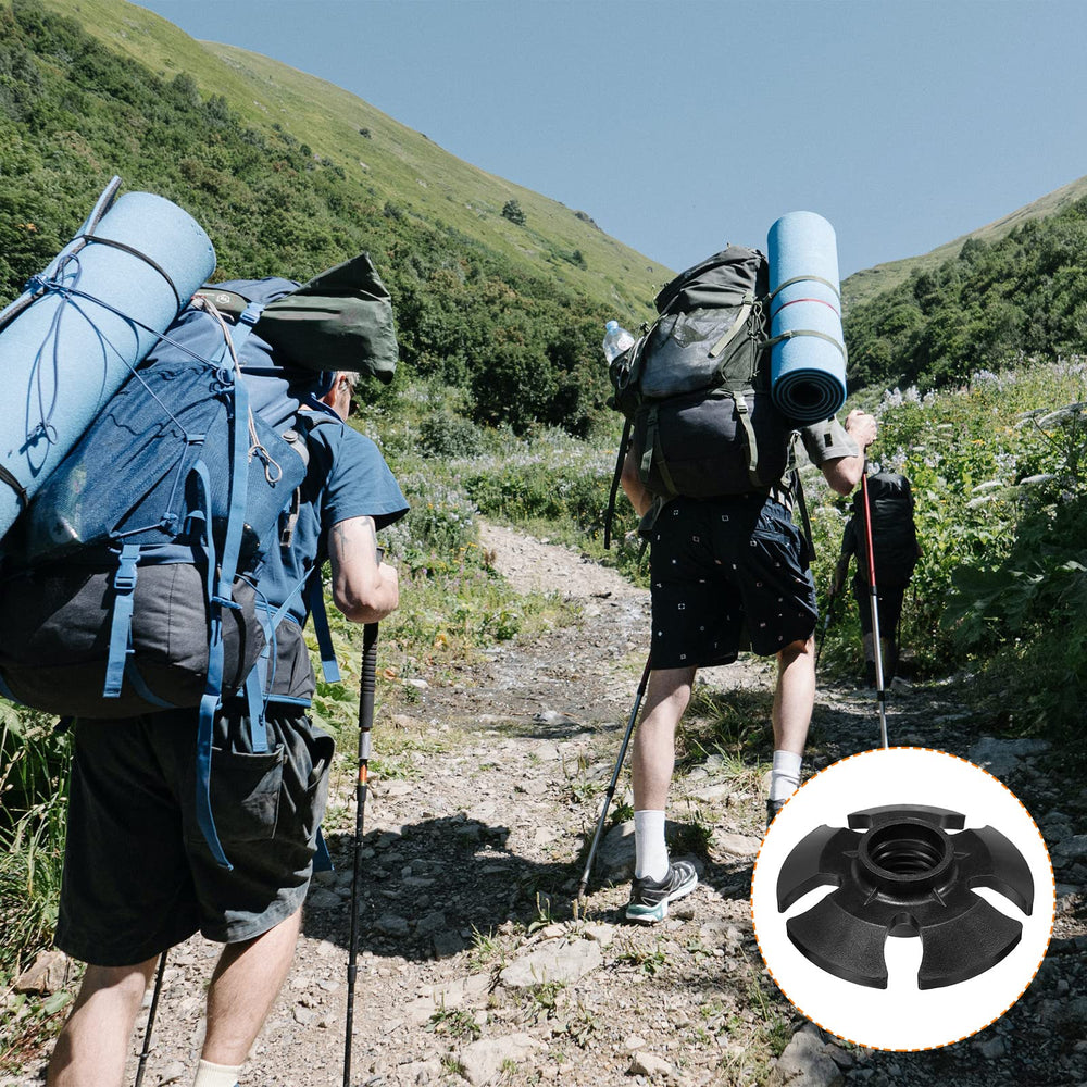 PATIKIL trekking pole use over mud and snow improves stability.