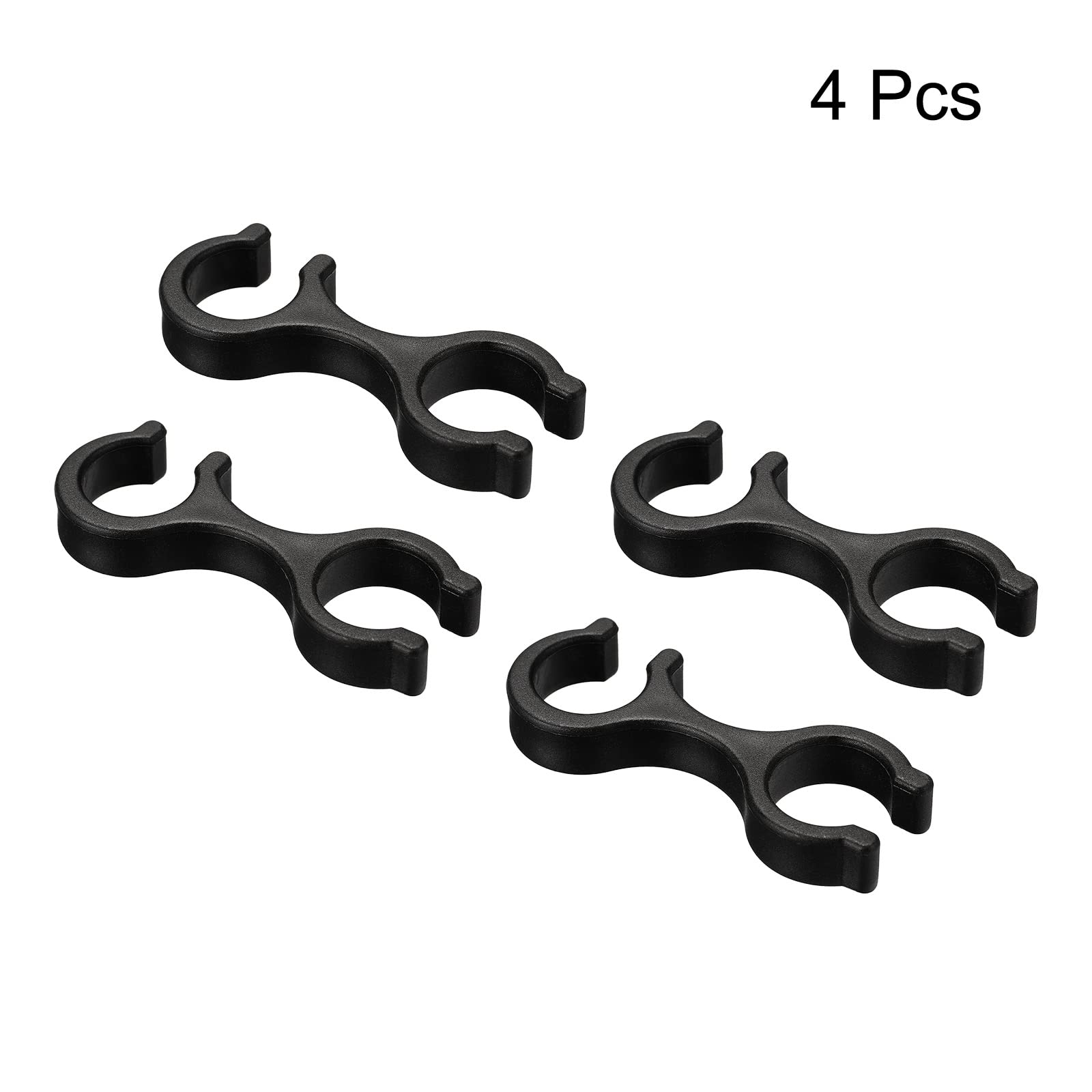 PATIKIL trekking pole clips attached to poles stabilize quickly on uneven terrain.