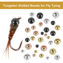 PATIKIL tungsten beads on hook support precise fly-tying and durable weight