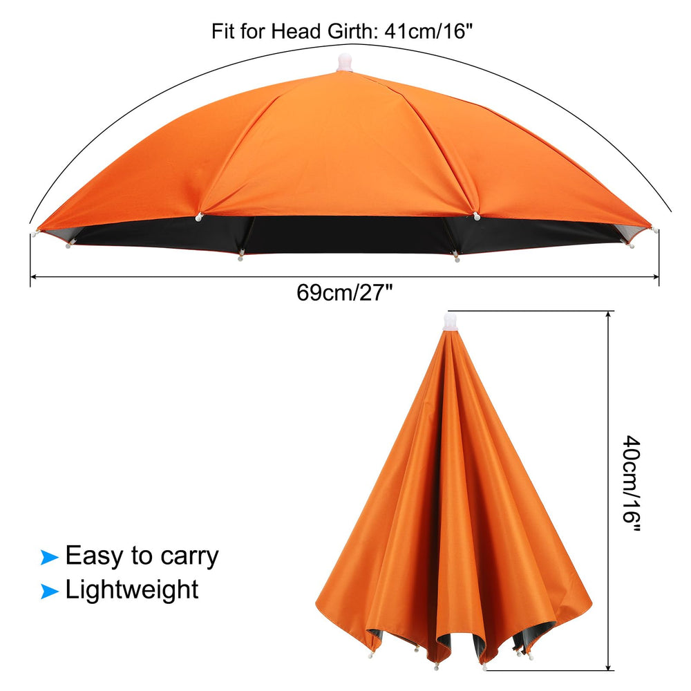 Elastic headband design on PATIKIL umbrella hat