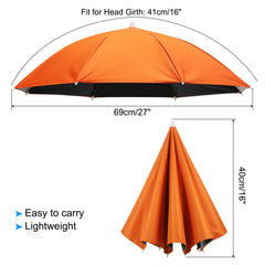 Elastic headband design on PATIKIL umbrella hat