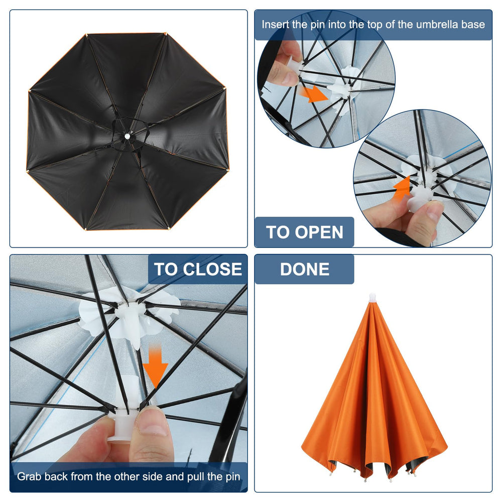 PATIKIL umbrella hat used for outdoor activities like fishing and hiking