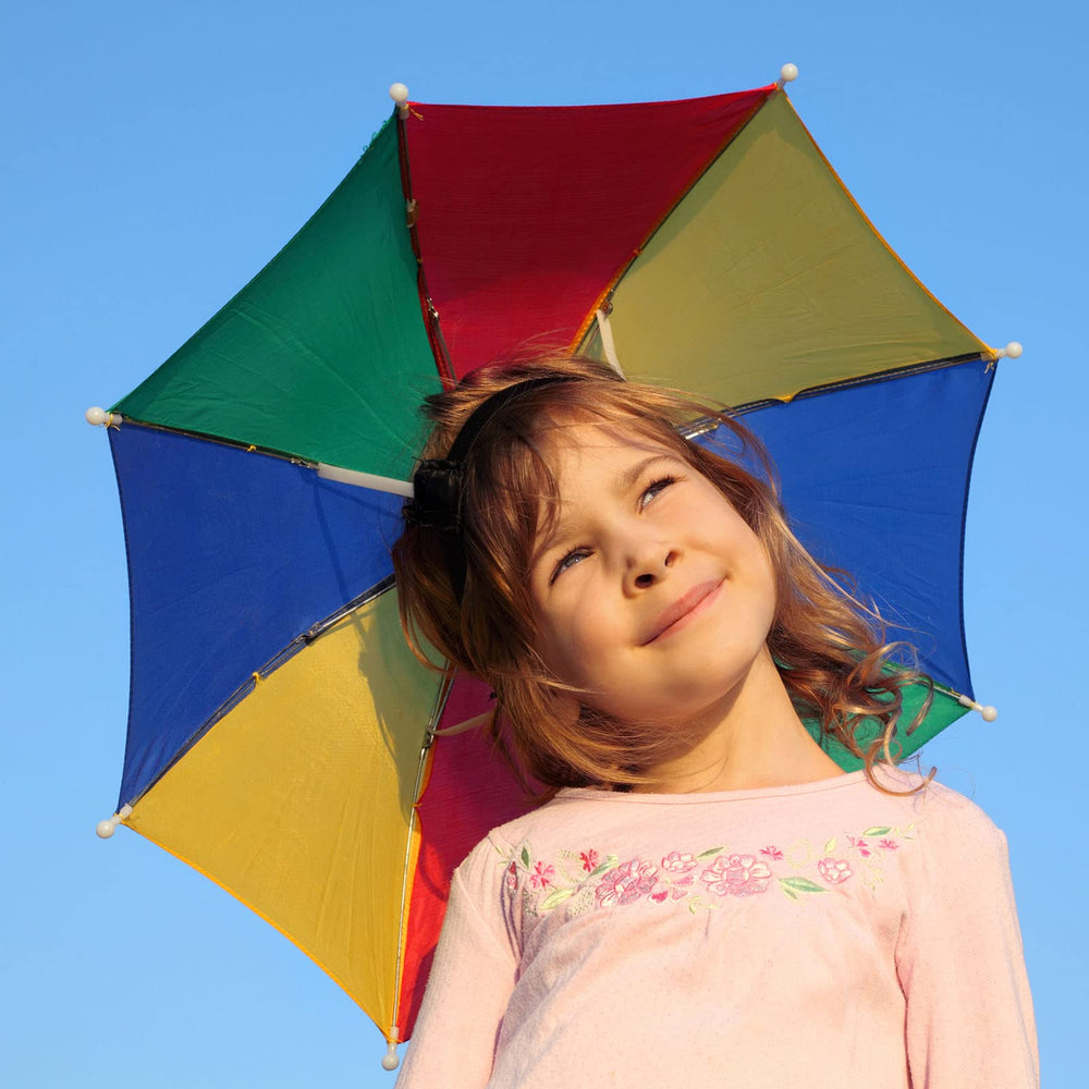 PATIKIL umbrella hat pink adjustable headband fits various sizes