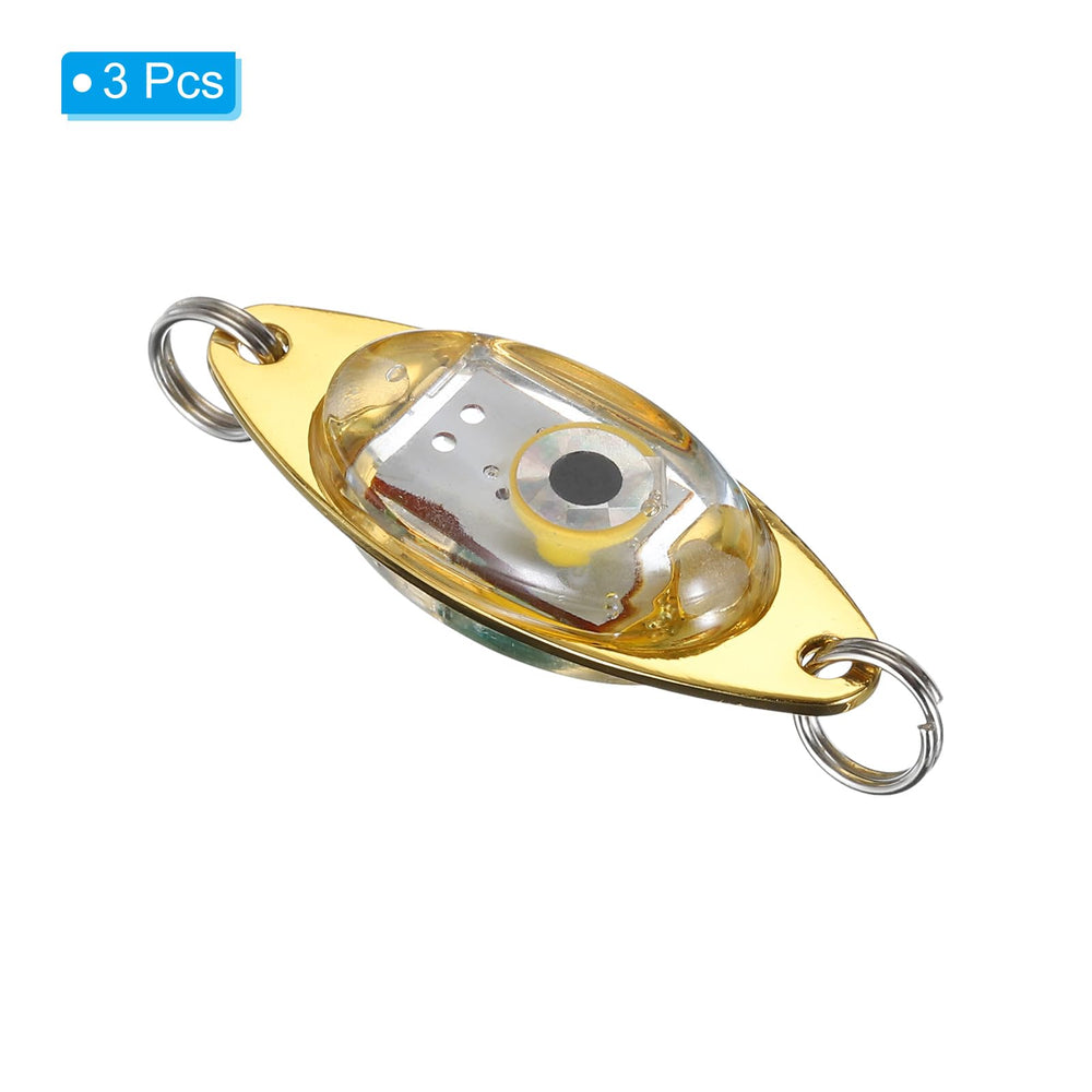 PATIKIL underwater flasher with eye design highlights the water column and increases lure visibility.
