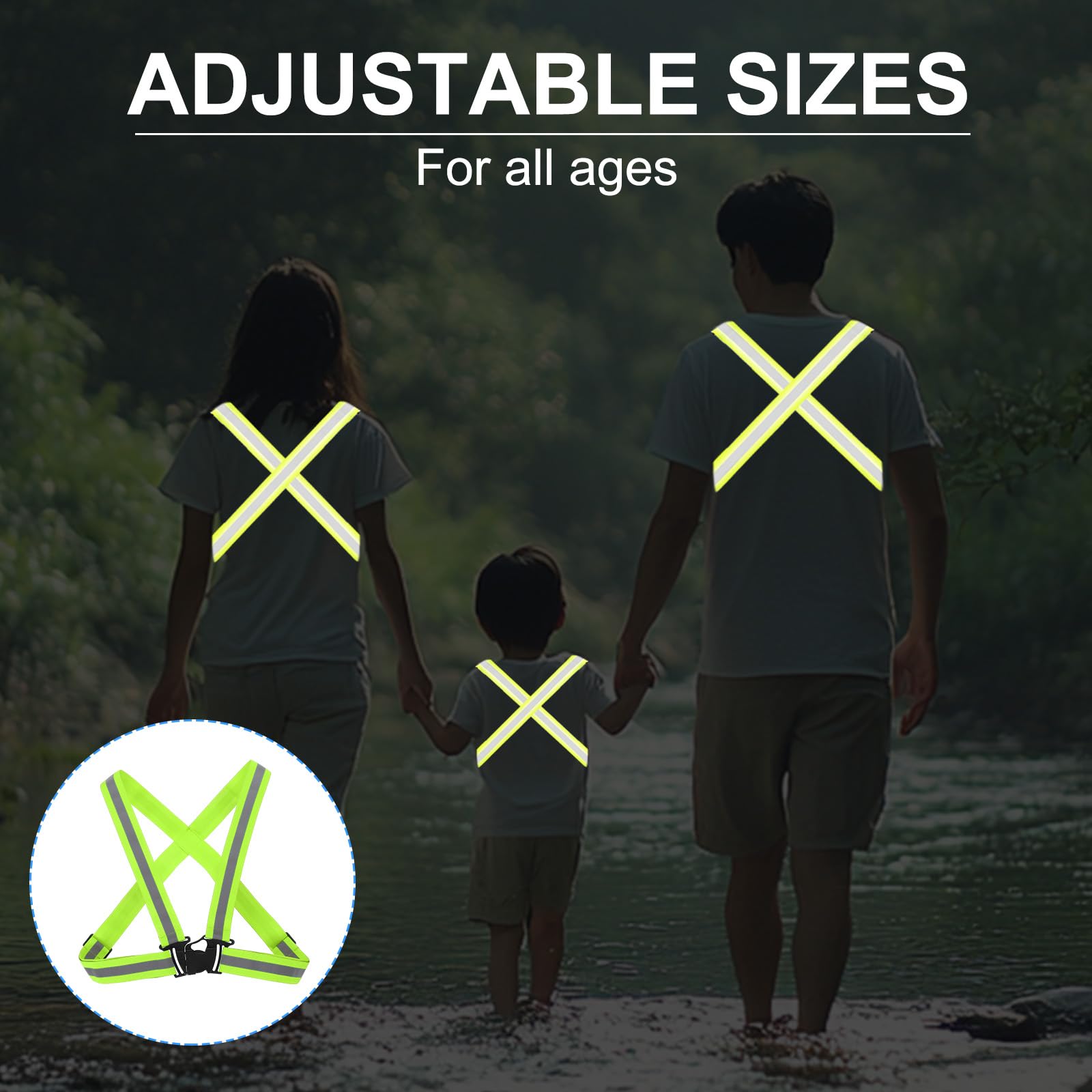 PATIKIL adjustable length from 72 to 104 cm fits a wide range of users.