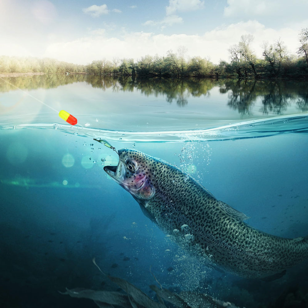 PATIKIL snell floats ready for fly and walleye rigs