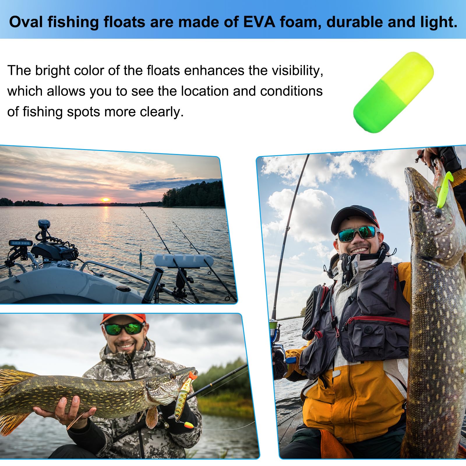 Great for walleye and pompano rigs on shallow waters