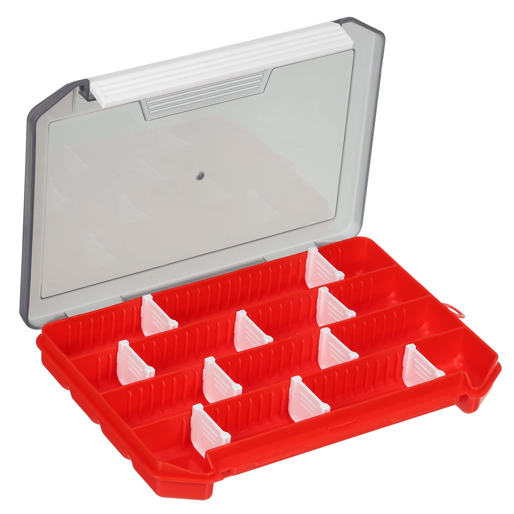 PATIKIL waterproof fishing lure box front view, compact and durable for on-the-go storage.