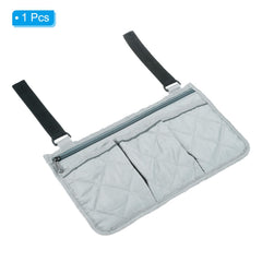 PATIKIL armrest organizer with webbing straps attaching to chairs
