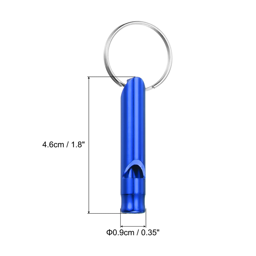 PATIKIL whistle on keychain design for quick access during camping and travel