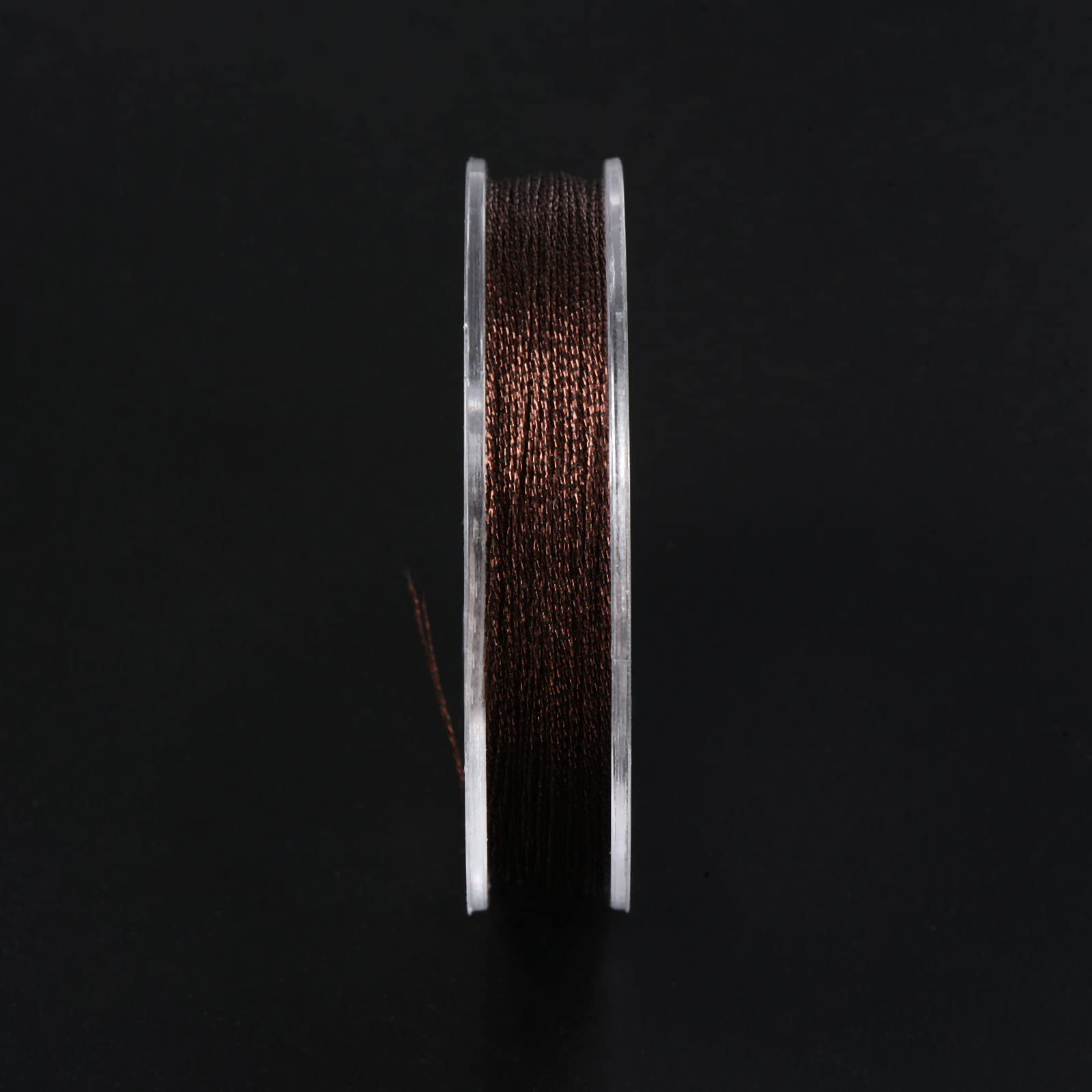 PATIKIL brown wrap thread used to secure rod guide rings on fishing rods.