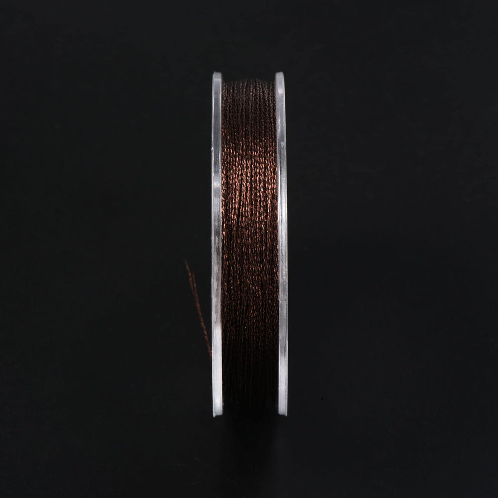 PATIKIL brown wrap thread used to secure rod guide rings on fishing rods.