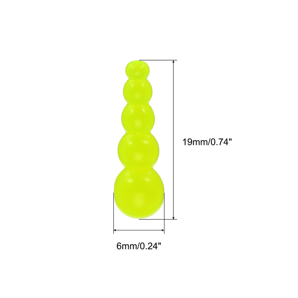 PATIKIL yellow beads on fishing line serve as depth markers