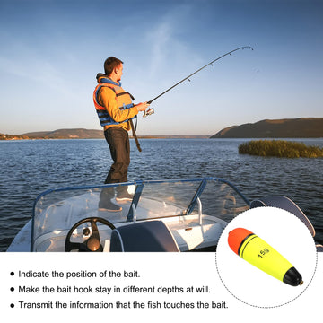 PATIKIL yellow float visibility helps spotting bites during daytime fishing