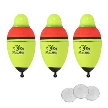 PATIKIL 1.8oz lighted fishing slip bobbers 3 pack front view