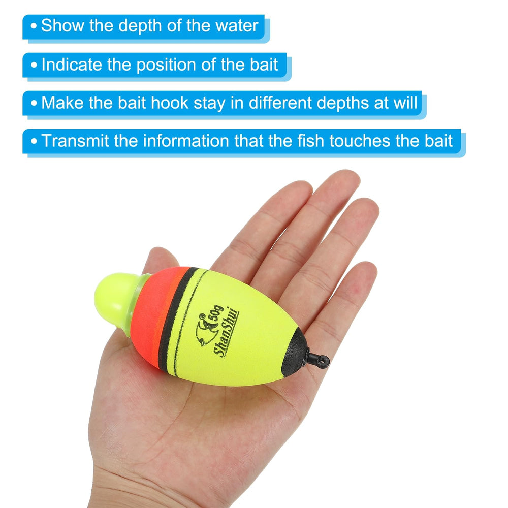 PATIKIL slip bobber packing list and setup instructions