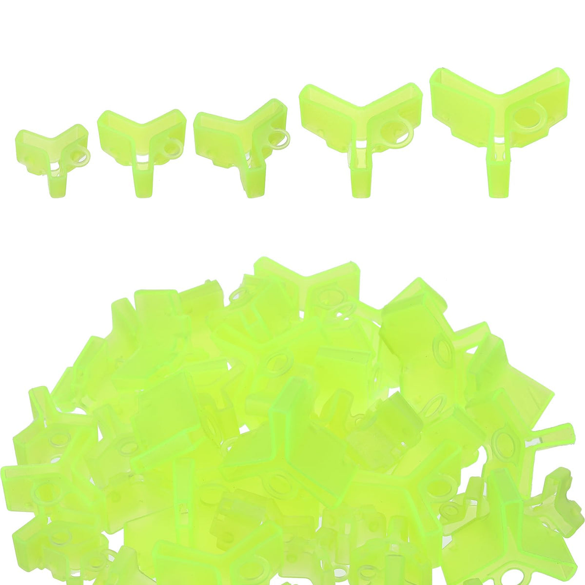 PATIKIL Yellow Treble Hook Covers 1# size