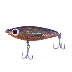 Paul Brown's SD09 Soft-Dine lure in Black Gold Orange, side view