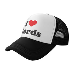 PAUPPY Nerds cap side view showing adjustable mesh back
