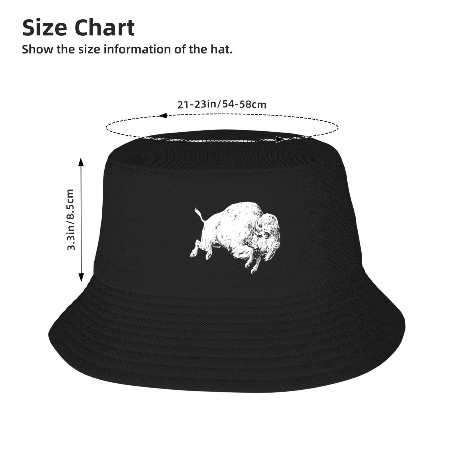 PAUPPY white plaid bison bucket hat on beach scene for sun shade and style.