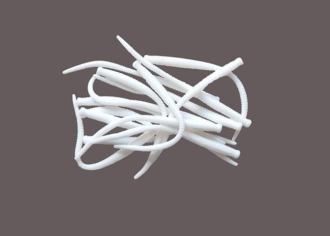 Pautzke Bait Fire Worms swim through water column for versatile panfish and salmon fishing.