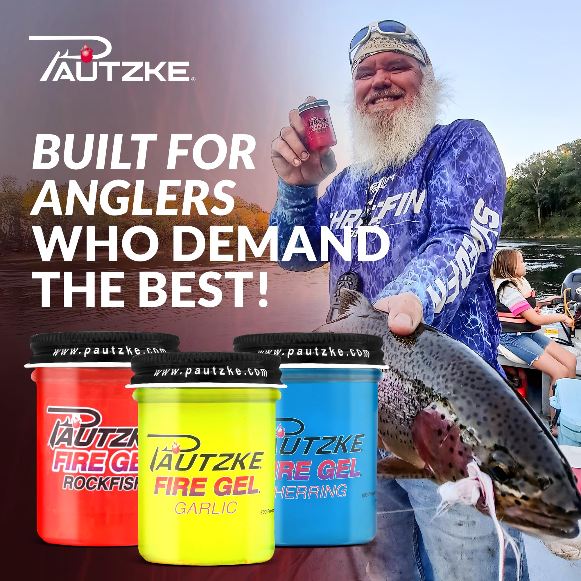Pautzke Fire Gel Squid Scent applied on lure demonstrates strong scent cling for trolling