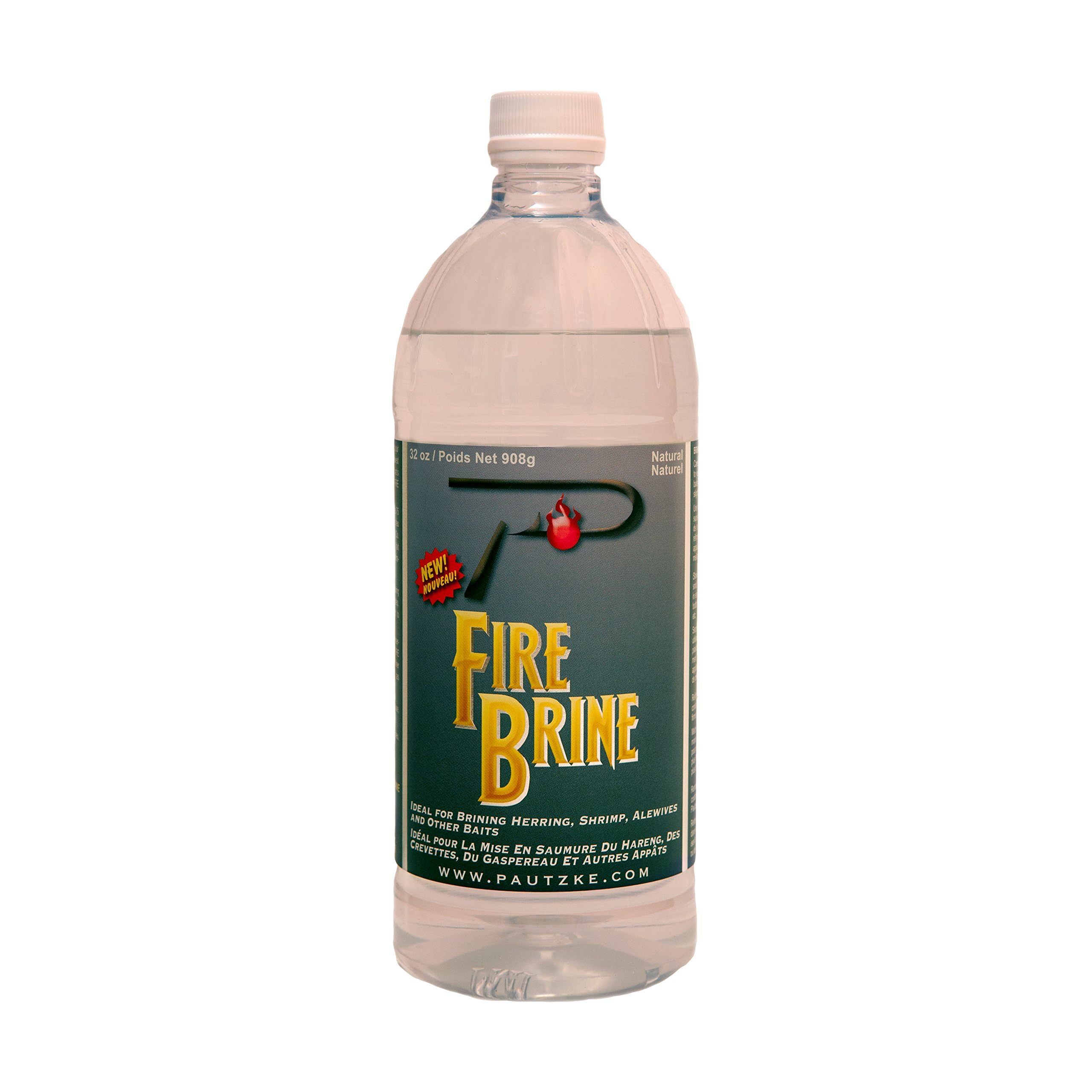 Pautzke's Fire Brine Natural 31 oz bottle front view