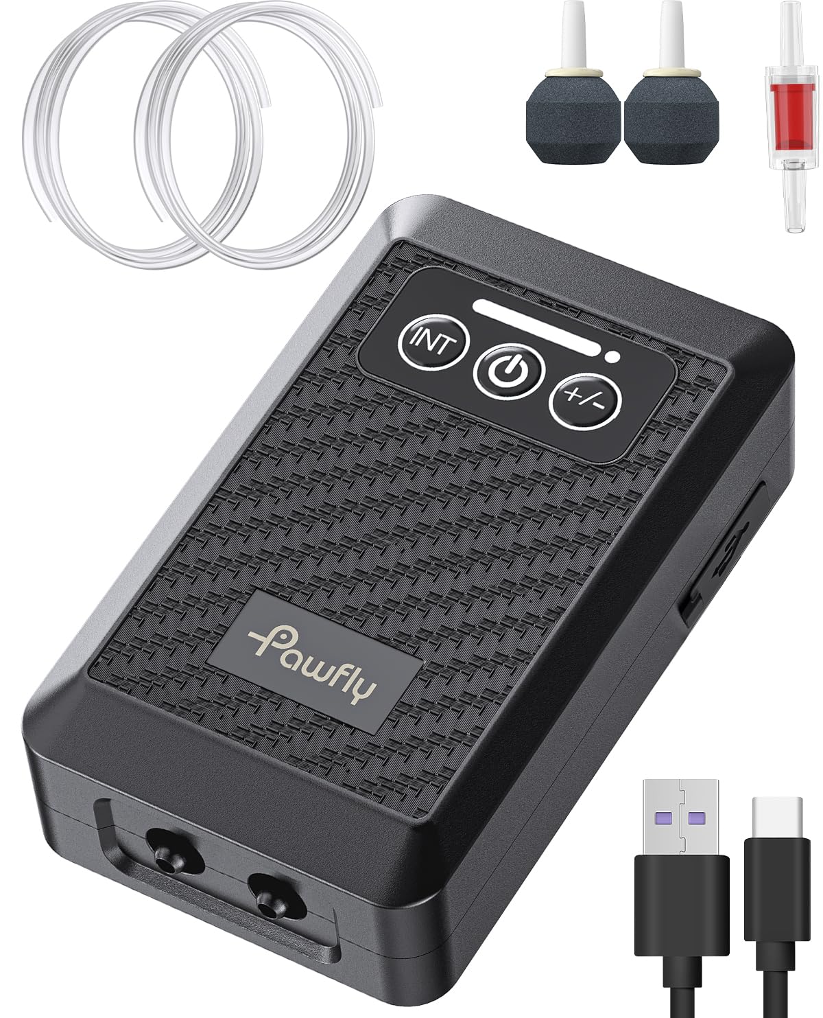 Pawfly aquarium aerator demonstrates quiet operation for night fishing