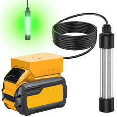 Pawfly underwater fishing light with IP68 rating and 16.4 ft cable