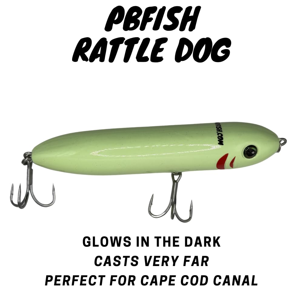 PBFish Topwater Spook in action enables long casts and wide visibility