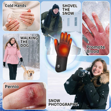 PBUKER heated gloves liners gift-ready packaging for outdoors lovers