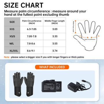 PBUKER heated gloves liners ideal for skiing use to stay warm yet dexterous