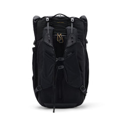 Peak Design Outdoor Backpack 45L balanced strap carry demonstrates comfortable all-day wear.