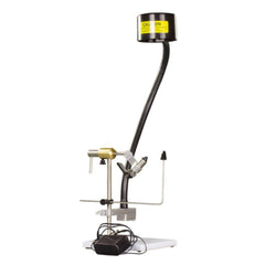 Peak Fishing Peak Vise LED Tying Light neck-tilt demonstrates flexible positioning for optimal fly tying illumination.