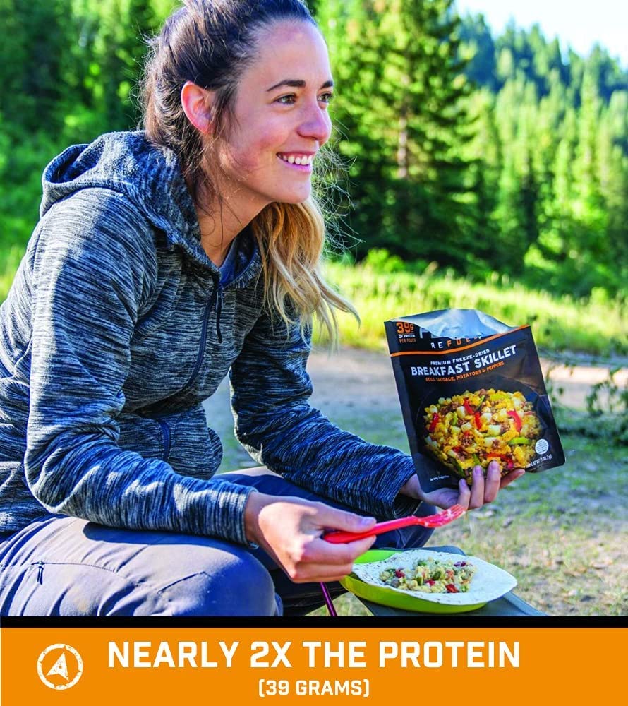 Peak Refuel Breakfast Skillet 31g protein per pouch supports steady energy.