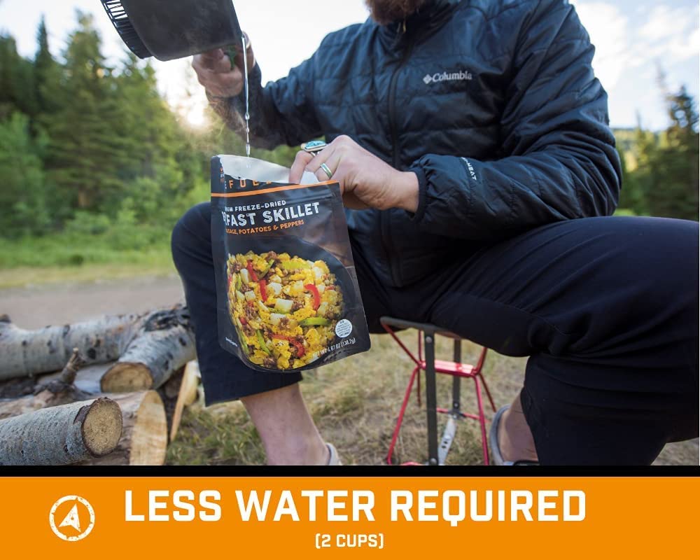 Peak Refuel Breakfast Skillet two servings per pack ideal for meal planning.