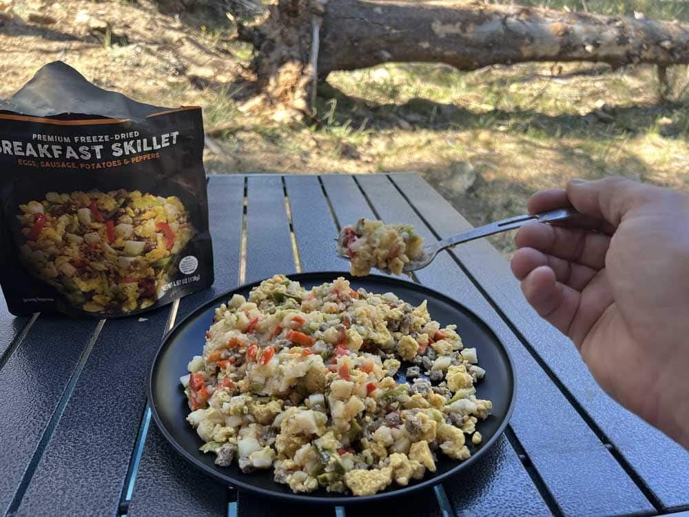 Peak Refuel Breakfast Skillet USA origin and packaging highlight quality.