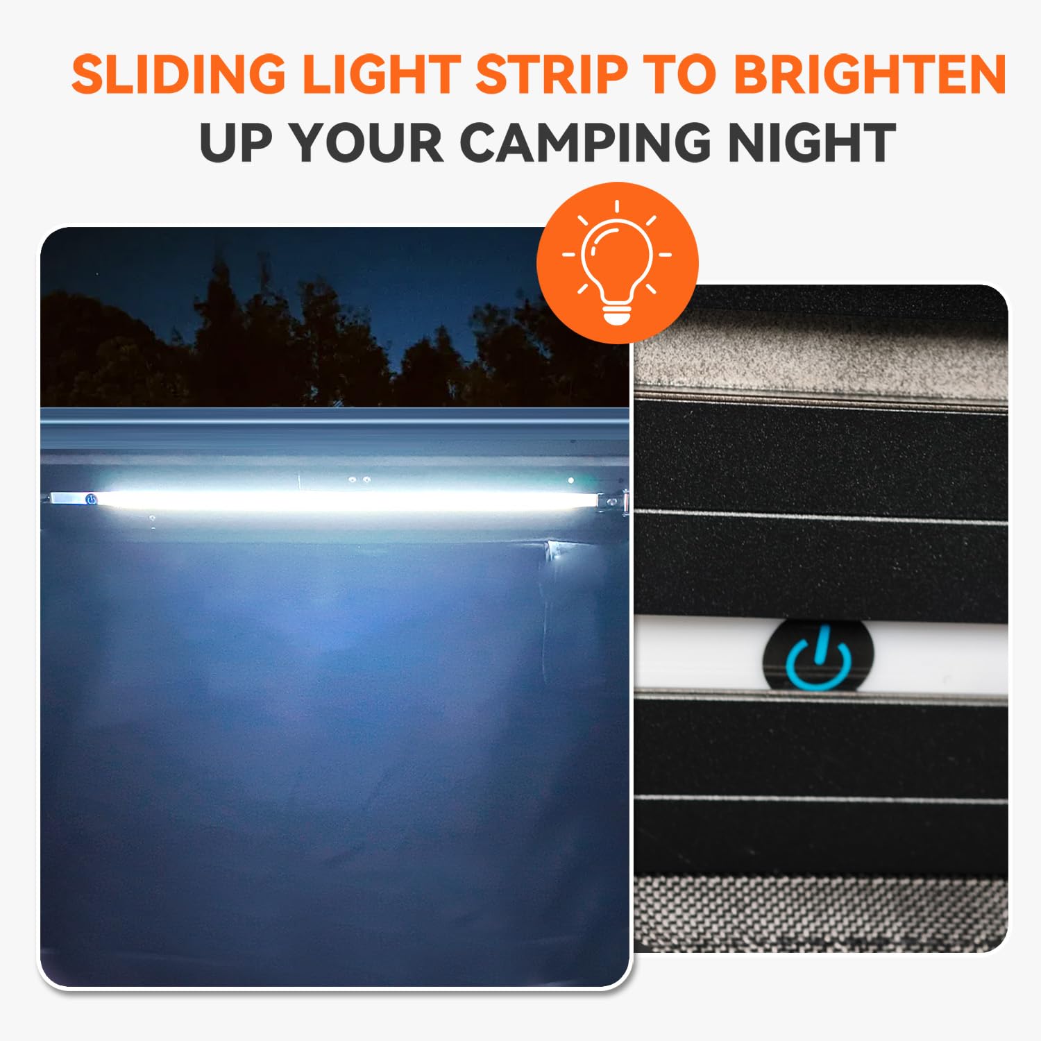 Peakamper foldable design enables quick setup and compact packing.