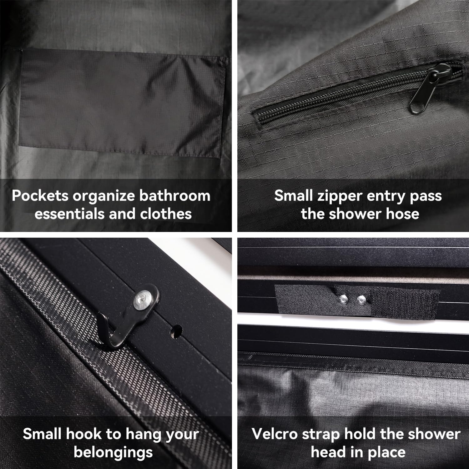Peakamper vehicle-ready attachment supports easy setup beside your vehicle.