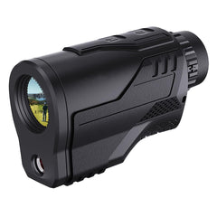 PEAKPULSE rangefinder with LCD display for quick distance readings in daylight.