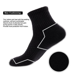 Pearl Care men's arch-support socks offer stable fit and reduced foot fatigue.